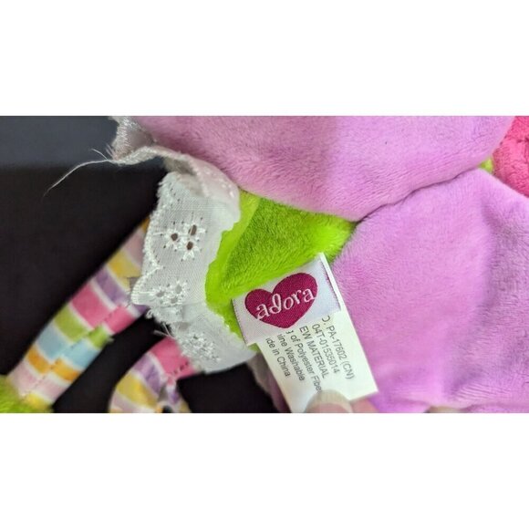 Adora Doll Plush Pink Hair & Green Outfit 12" stuffed toy  rattle - Picture 7 of 7